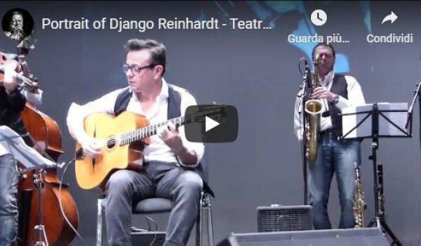Teatro Cristallo: Portrait of Django Reinhardt