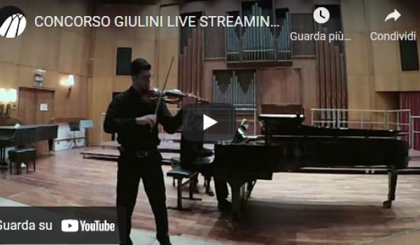 Concorso Giulini 2021: day 1 (Conservatorio Monteverdi)  
