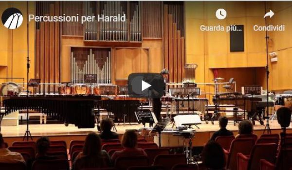 Conservatorio Monteverdi: Percussioni per Harald