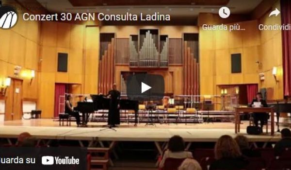 Conservatorio Monteverdi: Conzert 30 AGN Consulta Ladina