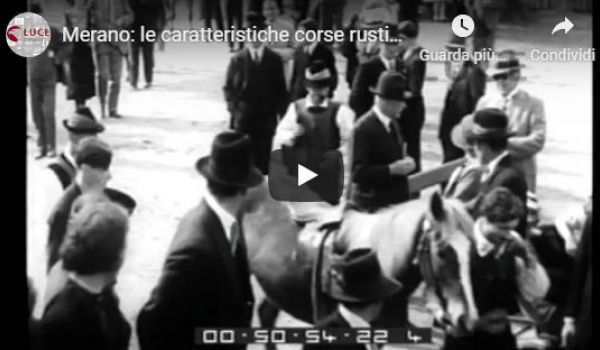 1933: Le corse rusticane a Merano (Istituto Luce)